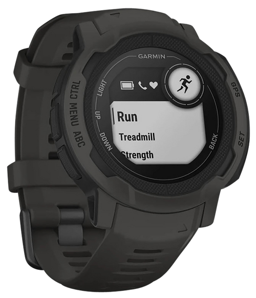Garmin 0100262610 Instinct 2 Standard Edition GPS/Smart Features 32MB Memory Graphite Size 45mm Compatible w/iPhone/Android