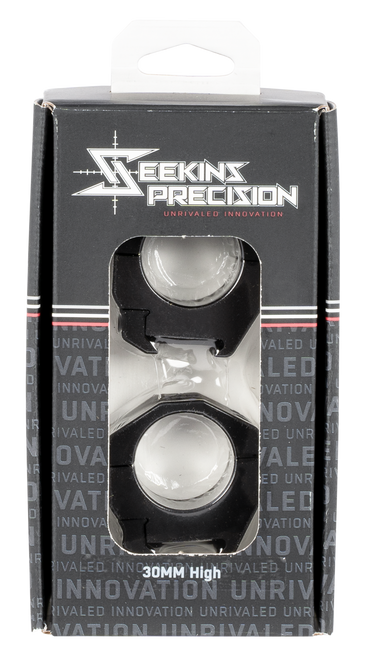 Seekins Precision 0010620012 Scope Rings  Matte Black 30mm High