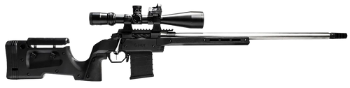 Mdt Sporting Goods Inc 104692BLK XRS Chassis Black Aluminum Core with Polymer Panels, Adj. Cheekrest, M-LOK Forend, Interchangeable Grips, AICS Mag Compatible, Fits Short Action Savage