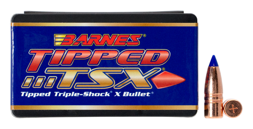 Barnes Bullets 30459 Tipped TSX  35Cal 180gr Flat Base 50/Box