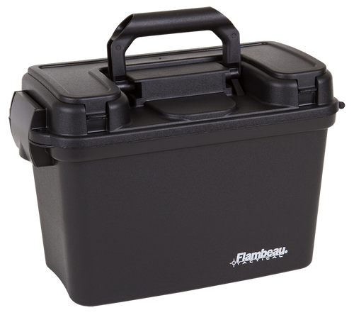 Flambeau 6430SD Tactical Dry Box Removable Tray & Storage Compartment Black Polymer