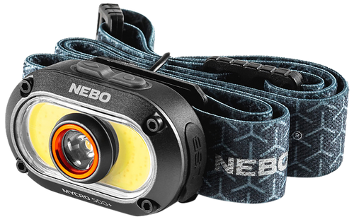 NEBO NEBHLP1005 Mycro 500+ Rechargeable Headlamp  Black |