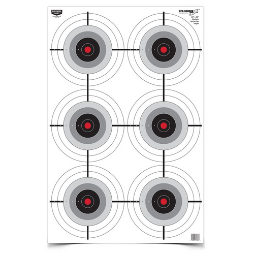Eze-Scorer 23 x 35 Multiple Bull's-Eye Target Eze-Scorer 23 x 35 Multiple Bull's-Eye Target