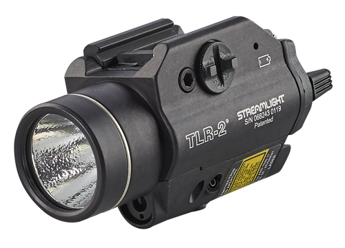 Streamlight 69120 TLR-2 Gun Light  Black Anodized 300 Lumens White C4 LED/Red Laser