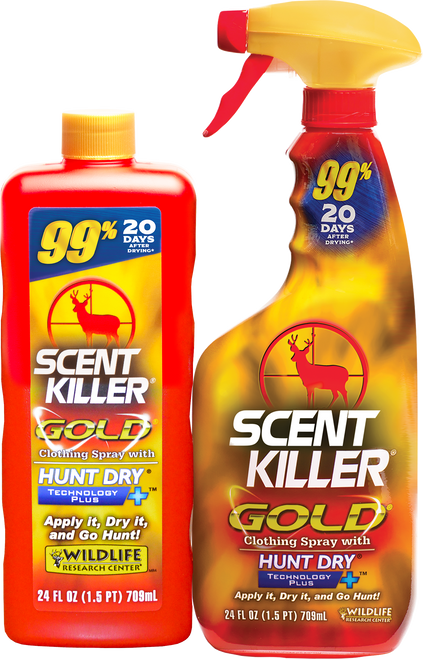 Wildlife Research 1259 Scent Killer Gold Combo Odorless Scent 24 oz Trigger Spray