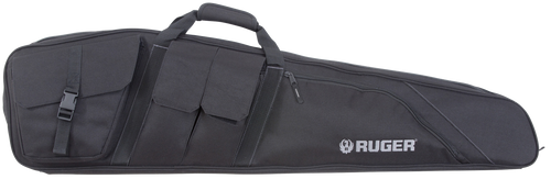 Ruger 27932 Defiance Tactical Rifle Case  42" Black Endura with Ruger Logo, Carry Handle, Knit Lining, Mag Pocket, Accessory Pockets & Lockable Zipper