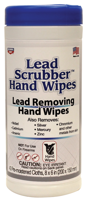 Birchwood Casey 32440 Lead Scrubber  8" x 6" Wipes 40 Per Pkg