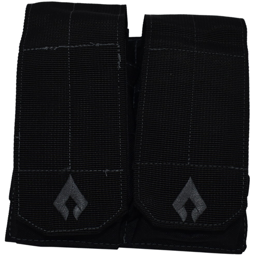 Advance Warrior Solutions AROTTMPBL Double Mag Pouch Open Top Black MOLLE