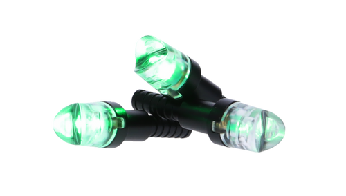 NAP NAPILLNGR Thunderglo Illuminated Nock Green Polycarbonate Aluminum Shaft/ 6 Pack