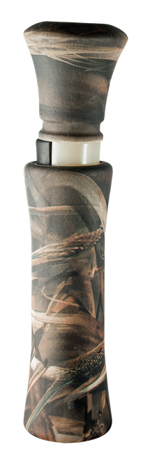 Duck Commander DC2006 Camo Max  Open Call Double Reed Mallard Hen Sounds Attracts Ducks Realtree Max-4 Plastic