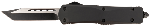 Steel River Knives T624BT Spartan  3.75" Tanto Black/Silver 440C SS Blade 5.5" Black Aluminum Zinc Alloy Handle