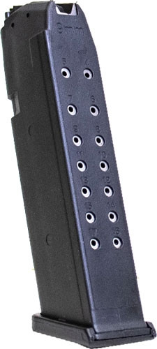 9MM 17RD BLACK POLYMERKCI USA INC MAGAZINE FOR GLOCK 