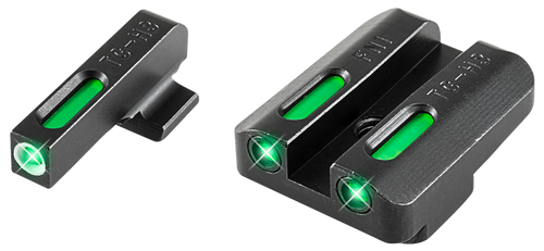 TruGlo TG13FN2A TFX  Black | Green Tritium & Fiber Optic White Outline Front Sight Green Tritium & Fiber Optic Rear Sight