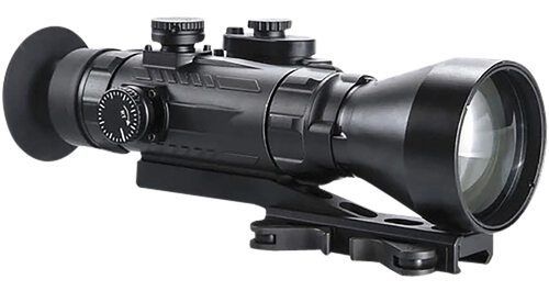 AGM Global Vision 15WP4423474111 Wolverine Pro-4 3APW Night Vision Rifle Scope Matte Black 4x70mm Gen 3 Auto-Gated White Phosphor Illuminated Red Chevron w/Ballistic Drop Reticle