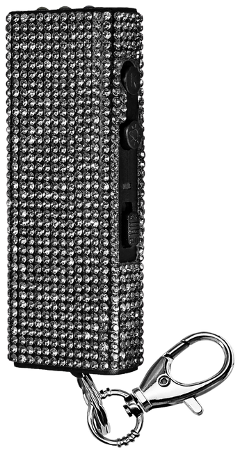 SKYLINE USA INC SGGDBOBK Stun Gun Bring-It-On Black Features LED Light Includes Keychain