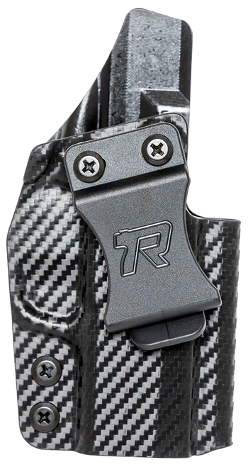 Rounded Gear SFAHELLCATCFRHVAR Kydex  IWB Black Kydex Fits Springfield Hellcat Belt Clip Right Hand