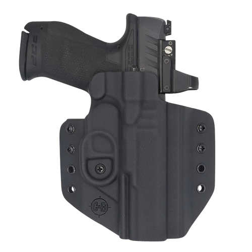 C&G Holsters 1206100 Covert  OWB Black Kydex Belt Loop Fits Walther PDP 4.5" Right Hand
