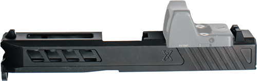 SLIDE W/RMS CUT&PLATE BLK DLCTRUE PRECISION FOR GLOCK 19 