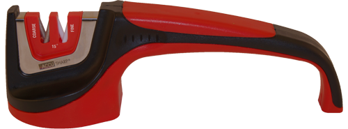 AccuSharp 052C Asian-Style Sharpener Fine Diamond, Ceramic Sharpener Red