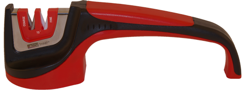 AccuSharp 052C Asian-Style Sharpener Fine Diamond, Ceramic Sharpener Red