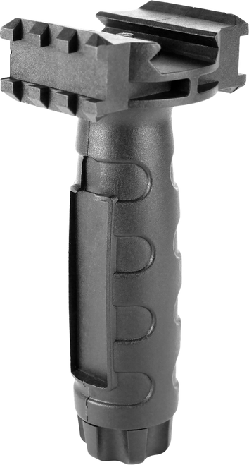 Aim Sports PJTGR Tactical Vertical Foregrip Made of Polymer With Black Textured Finish for Picatinny/Weaver Rail