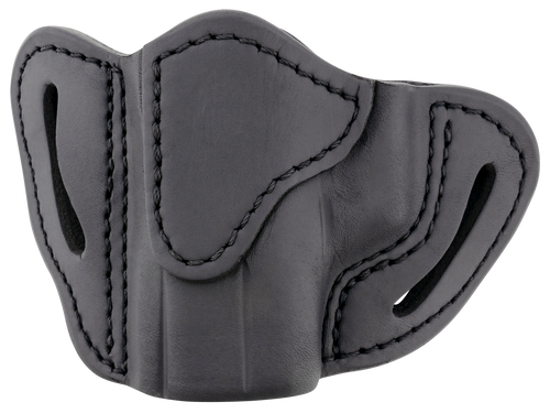 1791 Gunleather ORBHCSBLL BHC Optic Ready OWB Compact Stealth Black Leather Belt Slide Compatible w/Glock 43/Sig P365/Walther PPK Left Hand