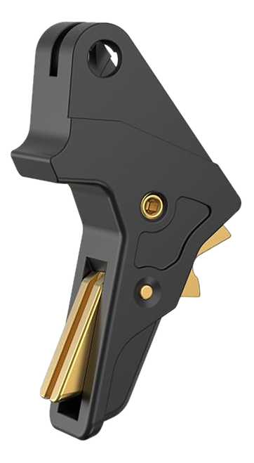 Tyrant CNC TDMPTRIGFSCBLK/GOLD   Black Fits S&W M&P Full-Size & Compact