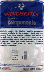Winchester 357 Magnum Brass Cases 100 Count
