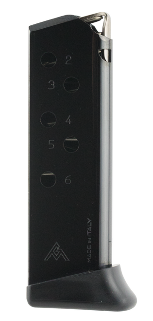 Mec-Gar MGWPPKFRB Standard  Blued Detachable w/ Finger Rest 6rd 380 ACP for Walther PPK