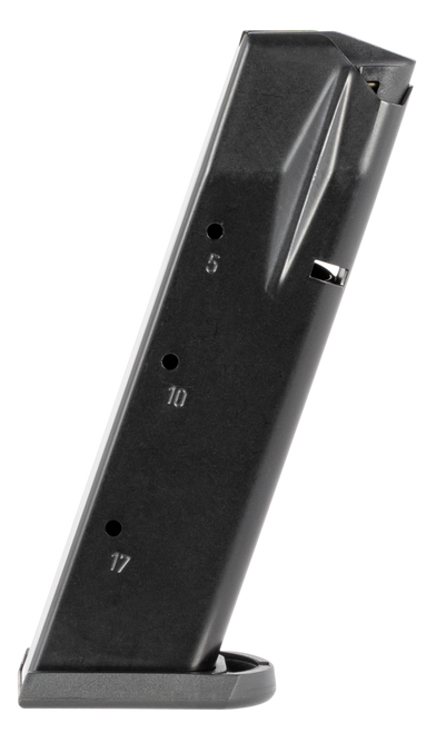 Mec-Gar MGWIT9SFAFC Standard  17rd 9mm Luger Fits Tanfoglio Witness Small Frame Blued w/Anti-Friction Coating Carbon Steel
