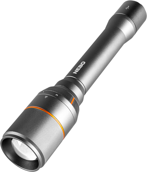 NEBO NEBFLT0022 Davinci 5000 Flashlight  Gray 100/1000/5000 Lumens White LED