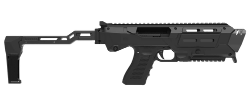 Meta Tactical Llc MX1-PS-BK MX-1 Conversion Kit Fits Glock 3/4/5 Black Aluminum Stock