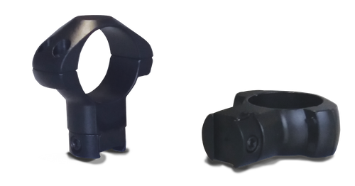 Konus 7418 Steel Rings  Black 30mm 3/8" Grooved Receiver High 0 MOA