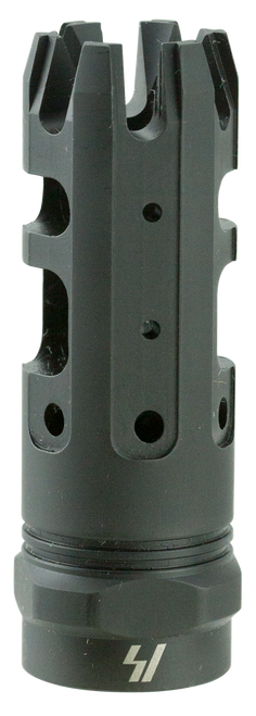 Strike Industries KINGCOMP30 King Comp  Black Steel with 5/8"-24 tpi Threads, 2.62" OAL & 0.87" Diameter for 308 Win, 7.62x51mm NATO AR-Platform