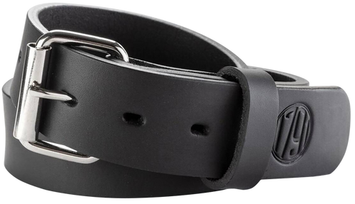1791 Gunleather BLT014650SBLA 01  Gun Belt Stealth Black Leather 46/50 1.50" Wide Buckle Closure