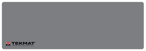 TekMat TEKR36TMLOGOGY  Cleaning Mat Gray Rubber 12"x36" TEKMAT Logo