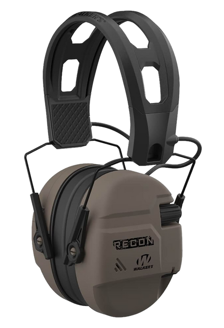 Walker's GWPRECM-FDE Recon Digital Muff Over the Head 26 dB Flat Dark Earth