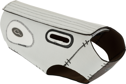 Drake Waterfowl GD9900WHT3 Neoprene Dog Vest  Large White Neoprene