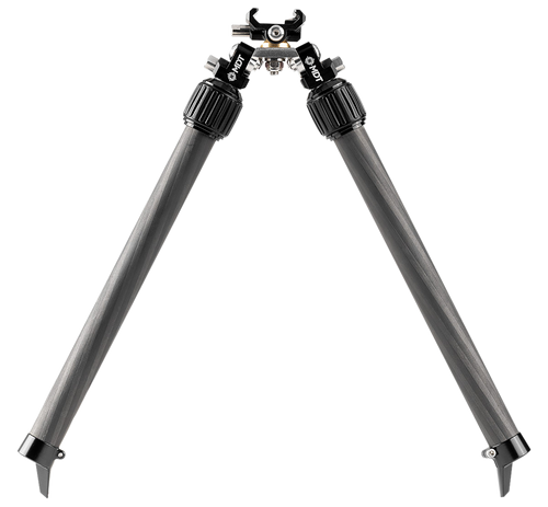 Mdt Sporting Goods Inc 114770BLK BackCountry Bipod 7.50-14.30" High Black Carbon Fiber/Aluminum