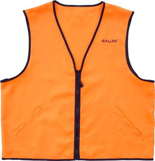 ORANGE X-LARGE 2 FRONT POCKETSALLEN DELUXE HUNTING VEST 