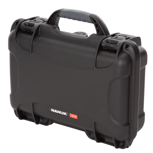Nanuk 9091001 909  Waterproof Black Resin w/ Foam Padding&Airline Approved