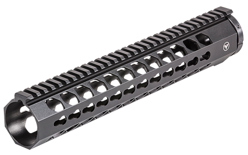 Firefield FF34051 Edge Handguard 12" Keymod Style Made of 6061-T6 Aluminum with Black Matte Finish for AR-15