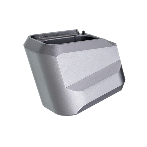 Tyrant CNC TDVP9MAGEXGREY Magazine Extension  Fits H&K VP9/VP40/VP30 5rd Grey Aluminum