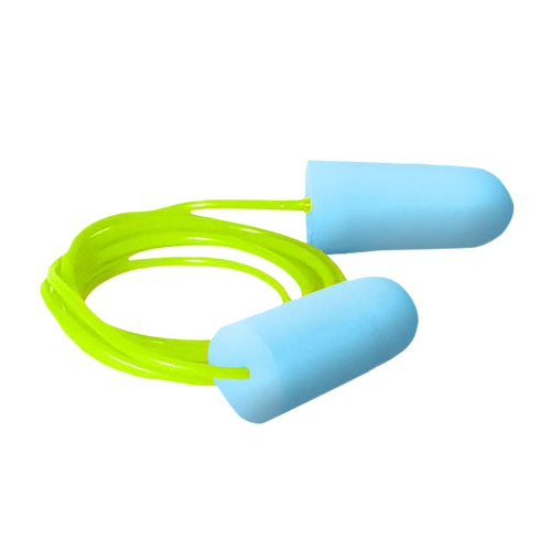 Radians FP75BBP3 Prohibitor Earplugs Foam In The Ear Lime Green/Light Blue