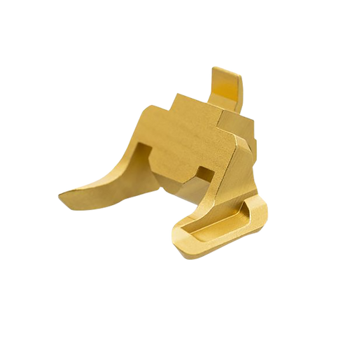 Tyrant CNC TDVP9EGOLD Extended Magazine Release  9mm/40 S&W Fits Heckler & Koch VP9/VP40 Gold Aluminum
