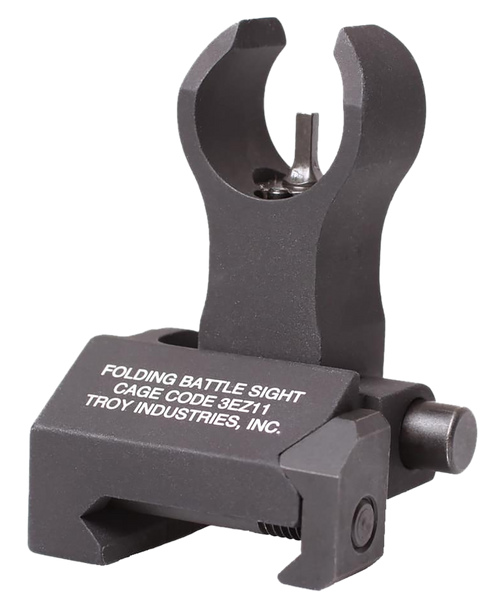 Troy Ind SSIGFBSFHBT00 Front Folding BattleSight HK  Black Hardcoat Anodized