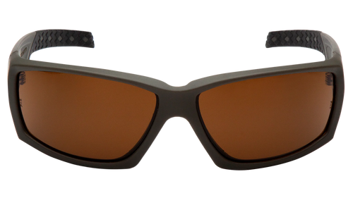 Pyramex VGSG718T Venture Gear Tactical Overwatch Adult Bronze Lens Anti-Fog Polycarbonate OD Green Frame