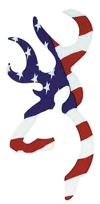 Browning 3922003116 Buckmark Decal Red/White/Blue Vinyl Sticker 6"