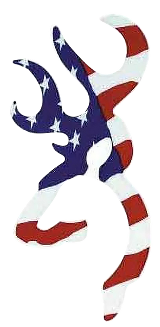 Browning 3922003116 Buckmark Decal Red/White/Blue Vinyl Sticker 6"