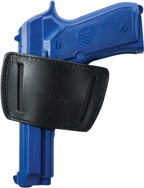 LEATHER MED FRAME AUTOS BLACKALLEN BELT SLIDE HOLSTER AMBI 